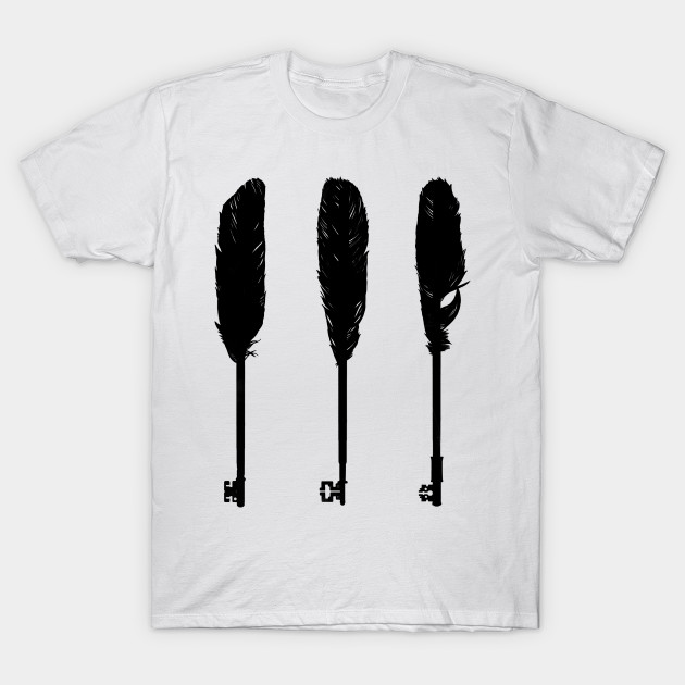 keys/ feathers
